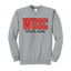 WUSC Mom Printed Port and Co Crewneck Sweatshirt