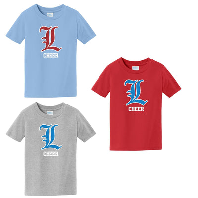 Liberty Cheer Short Sleeve Tee - L Logo