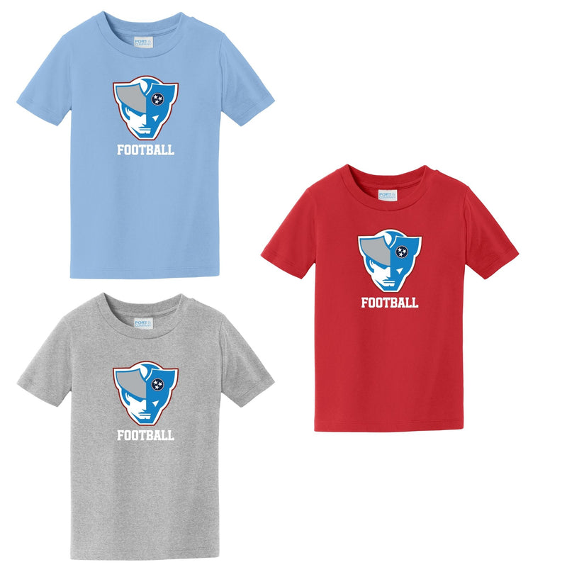 Liberty Football Short Sleeve Tee - Liberty Head
