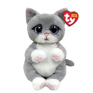 Morgan - Gray Cat - TY Beanie Baby