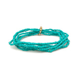 Sachi Island Waterfalls Bracelet – Turquoise Solid Stretch