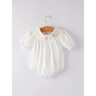 White Smocked Cross Bubble