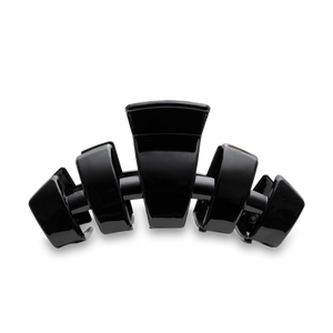 Classic Jet Black Hair Clip - Teleties