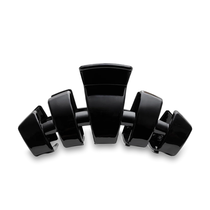 Classic Jet Black Hair Clip - Teleties