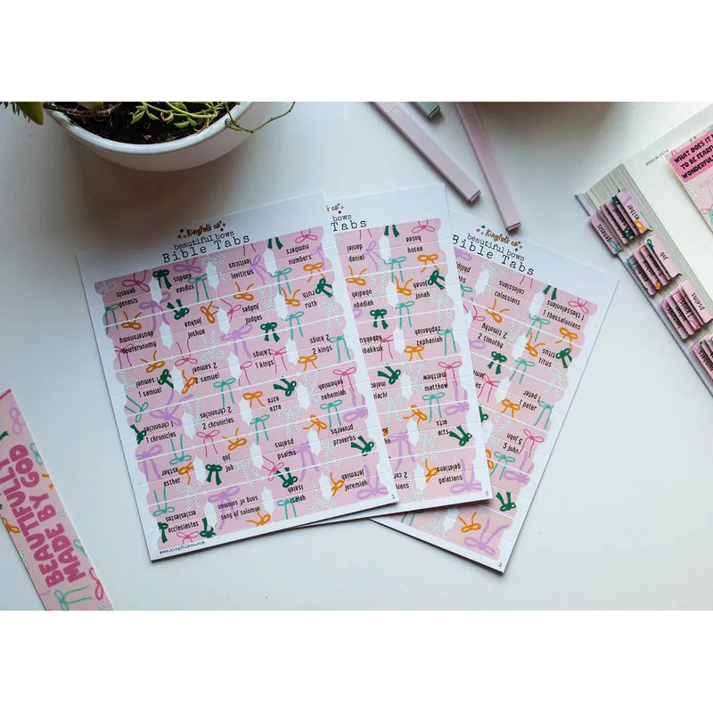 Beautiful Bow Bible Tabs - Kingfolk Co