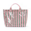Stripe Wipeable Tote