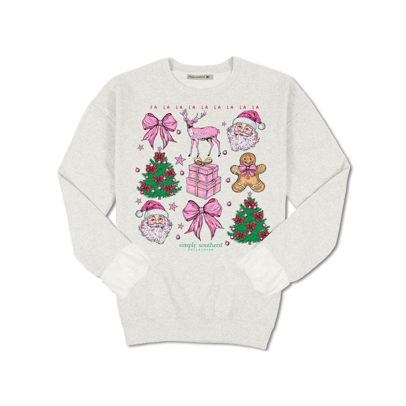 Simply Southern Flurry Trees Crew Neck Sweatshirt – Youth & Adult Sizes