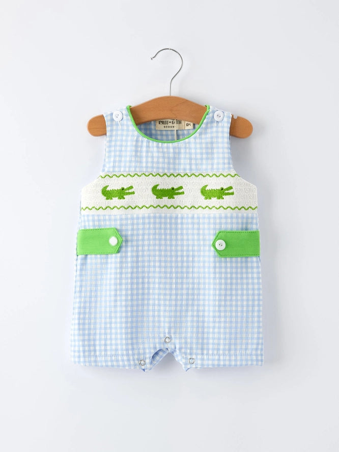 Baby Boys Crocodile Romper