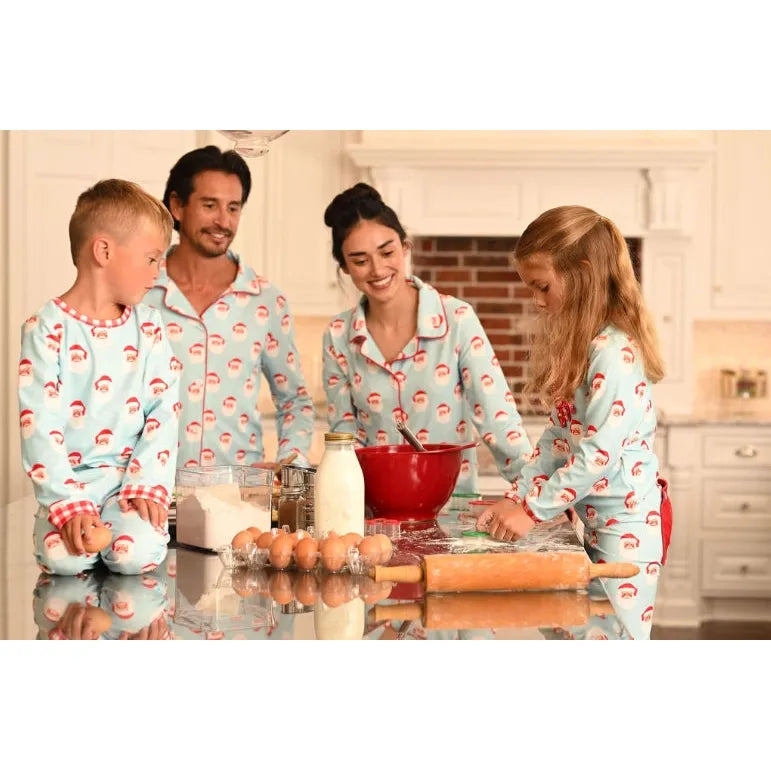 Kids Vintage Santa Pajamas - Matching Family Sugar Bee