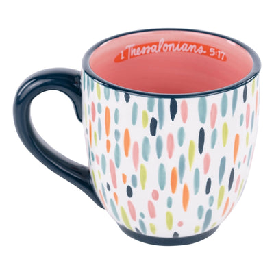 Colorful Pray Without Ceasing Coffee Mug - Glory Haus