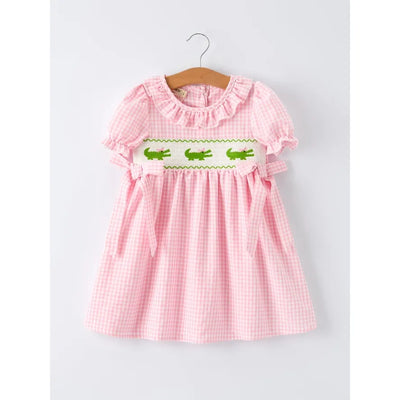 Crocodile Smock Dress