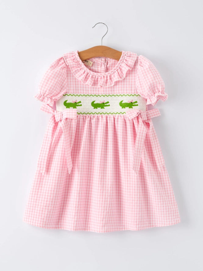 Crocodile Smock Dress