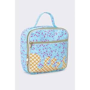 Blue Ice Cream Drip Lunchbox