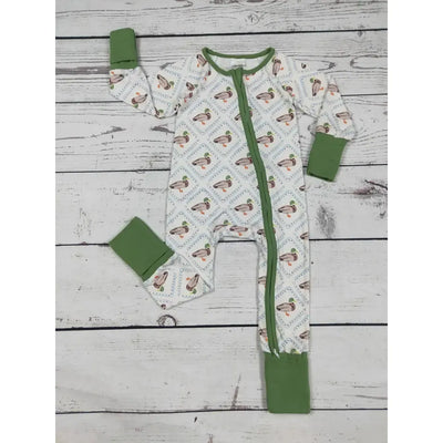 Baby Boy Duck Hunting Zipper Sleeper