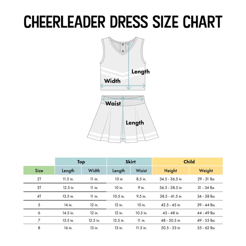 Tennessee Volunteers 3-Piece Girls Cheer Dress