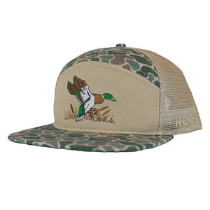 Roose 7 Panel 3D Puff Full Color Duck Logo - Fieldstone