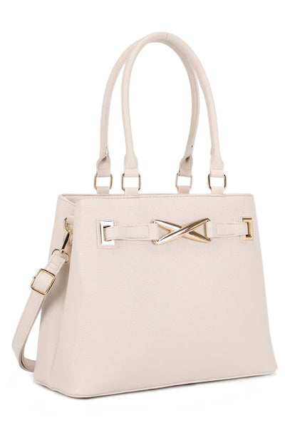 Grace Satchel/Crossbody Beige