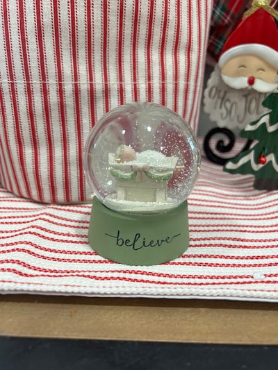 Baby Jesus Believe Snowglobe - Crossroads