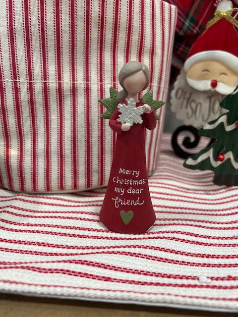Merry Christmas my Dear Friend Angel Figurine - Crossroads