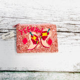 Cowgirl Boots Yeehaw Beaded Pouch