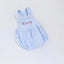 Knit Sunsuit - Baby Blue - Monogrammable