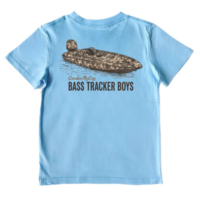 Kids' Bass Tracker Boys Short-Sleeve Tee - Light Blue