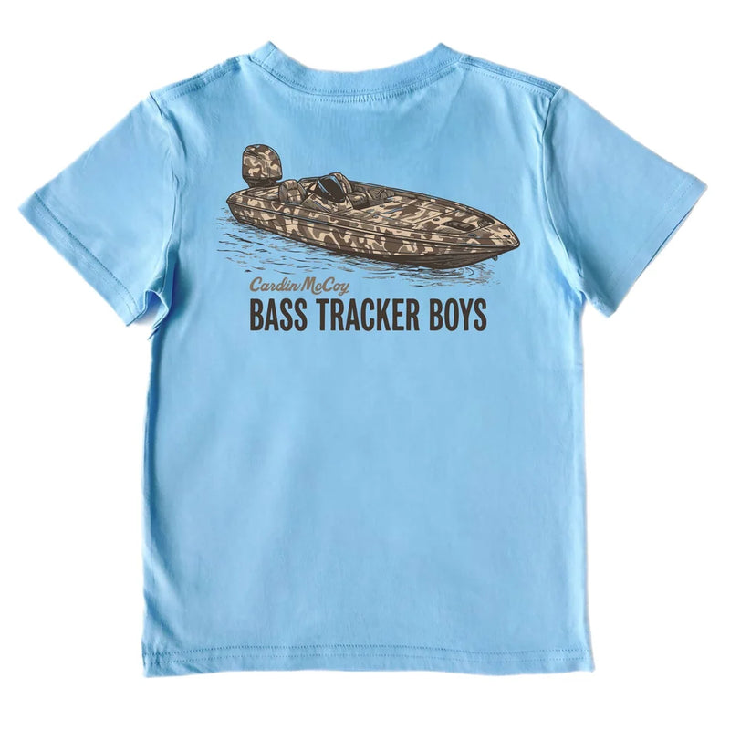 Kids' Bass Tracker Boys Short-Sleeve Tee - Light Blue