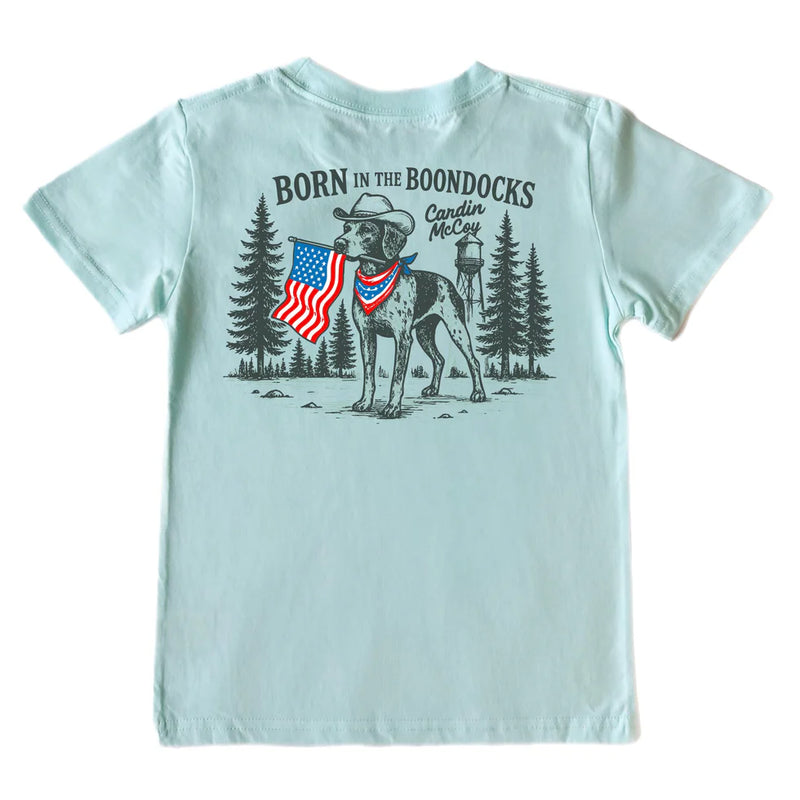 Kids' Born in the Boondocks Short-Sleeve Tee- Cardin McCoy
