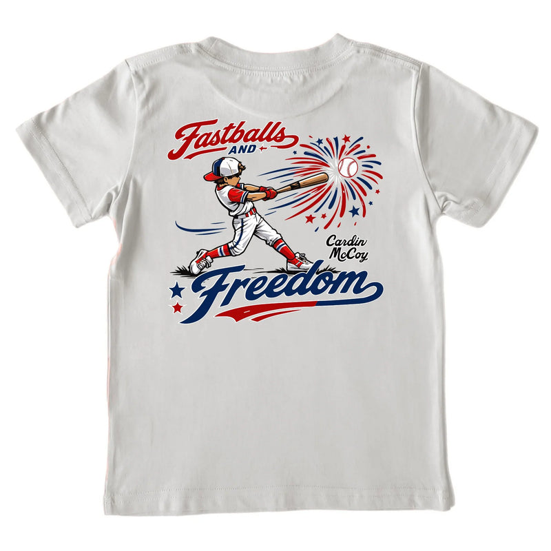 Fast Balls and Freedom Short-Sleeve Tee- Cardin McCoy
