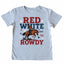 Red, White & Rowdy Short-Sleeve Tee- Cardin McCoy