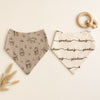 Mini Buckaroo Organic Baby Bandana Bib