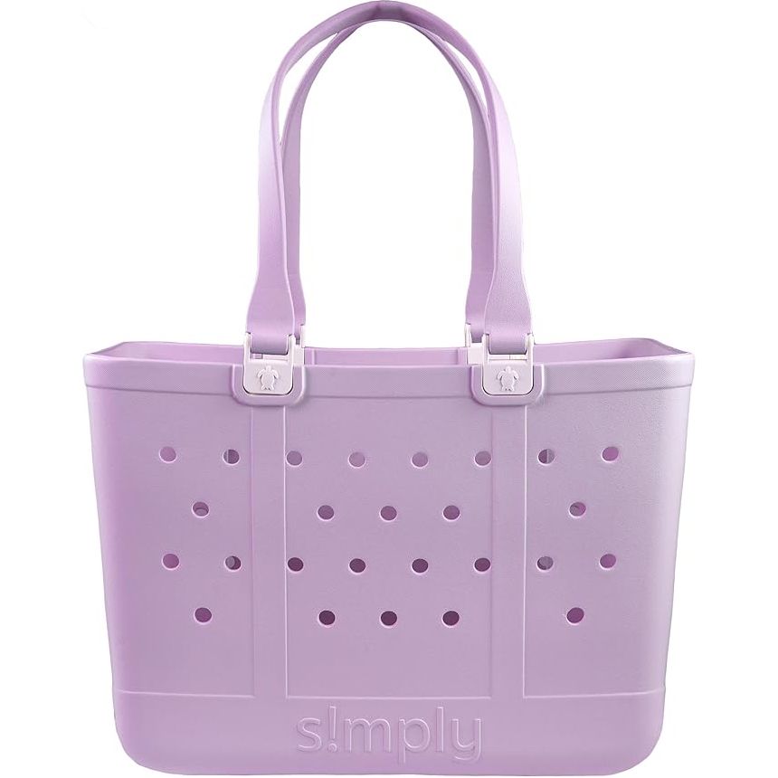 Simply Southern Large Simply Tote Bag - Orchid
