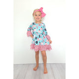 Aqua Ornaments Girls Dress