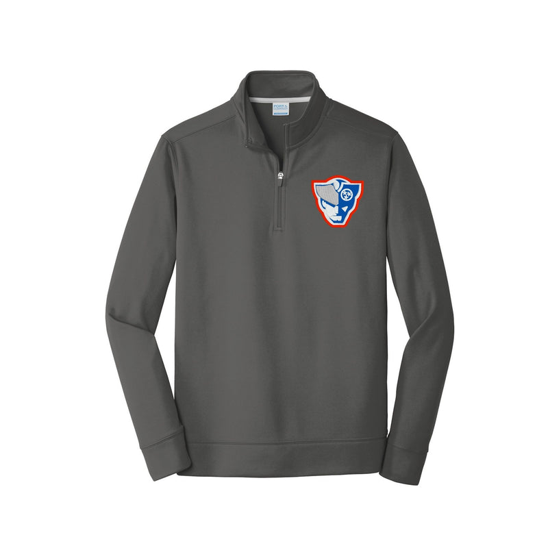 1/4 Zip Embroidered Liberty Head