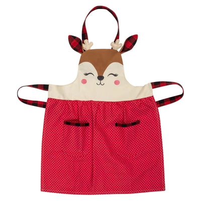 Reindeer Holiday Apron - Kids - Stephen Joseph