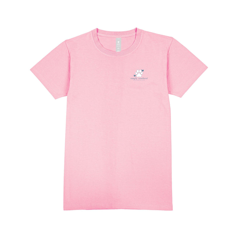 Paw Print "Girls Best Friend" - Graphic Short Sleeve T-Shirt - Simply Southern