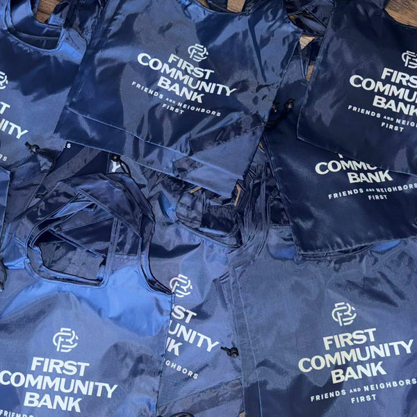 Embroidered jackets for First Community Bank