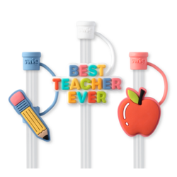 Teacher Life Straw Topper Set - Swig Life