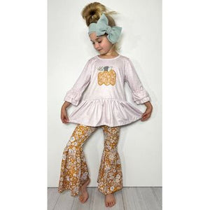Waverly Pumpkin Girls Set - Clover Cottage
