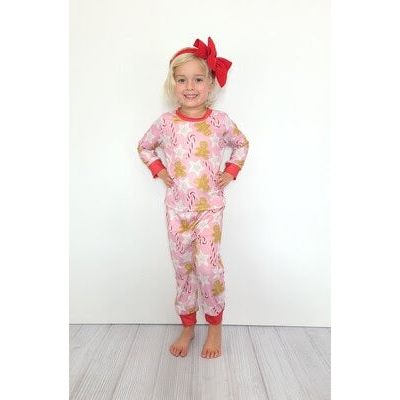 Pink Gingerbread (unisex) Pajamas