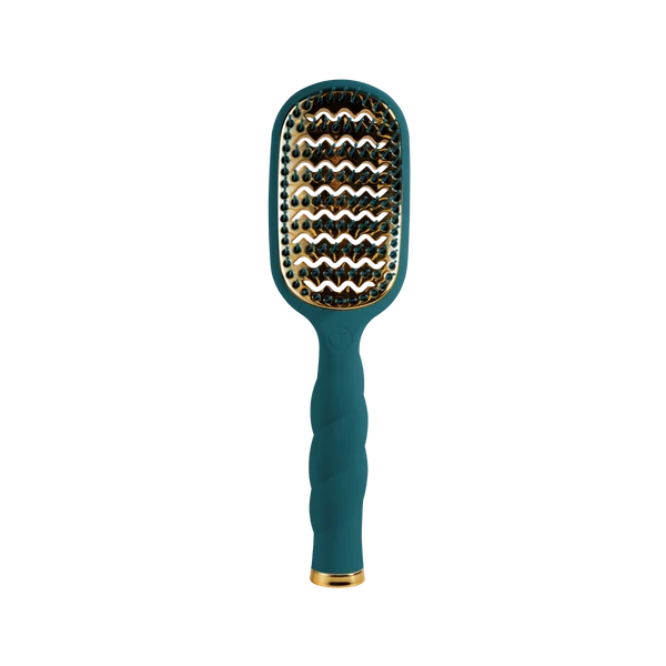Vented Hair Brush - Teal With It - Teleties
