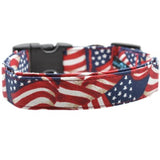 American Flag Dog Collar - Monogrammed