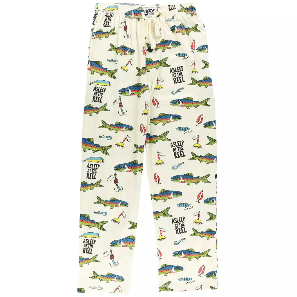 Asleep at the Reel Men s PJ Pants Lazy One Sew Sudberry