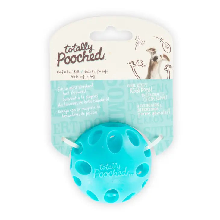 Totally Pooched Huff'n Puff Ball Dog Toy