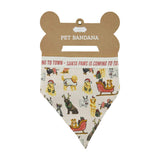 Dog Print Bandana Santa Paws is Coming to Town - Mud Pie