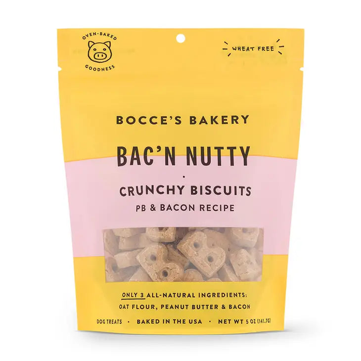 Bocce's Bakery Bac'N Nutty Dog Treats