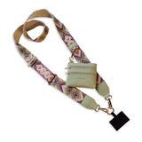 Clip & Go Chain w/ Zippered Pouch- Green/Purple Pattern-Save the Girls