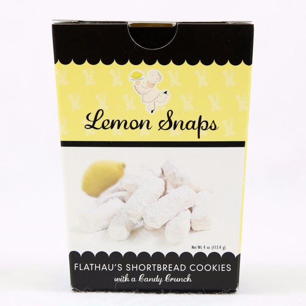 Lemon Snaps Shortbread Cookies - Pantry