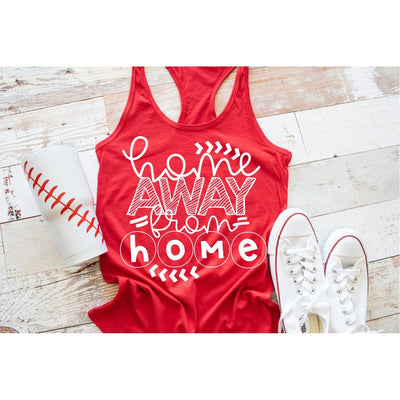 Home Away From Home - BASEBALL-SOFTBALL - Sports Screen Print Tee