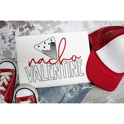 Nacho Valentine - Valentine's -  Applique Shirt